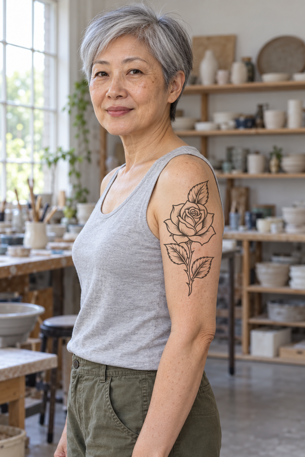 Traditional Half sleeve tattoo idea