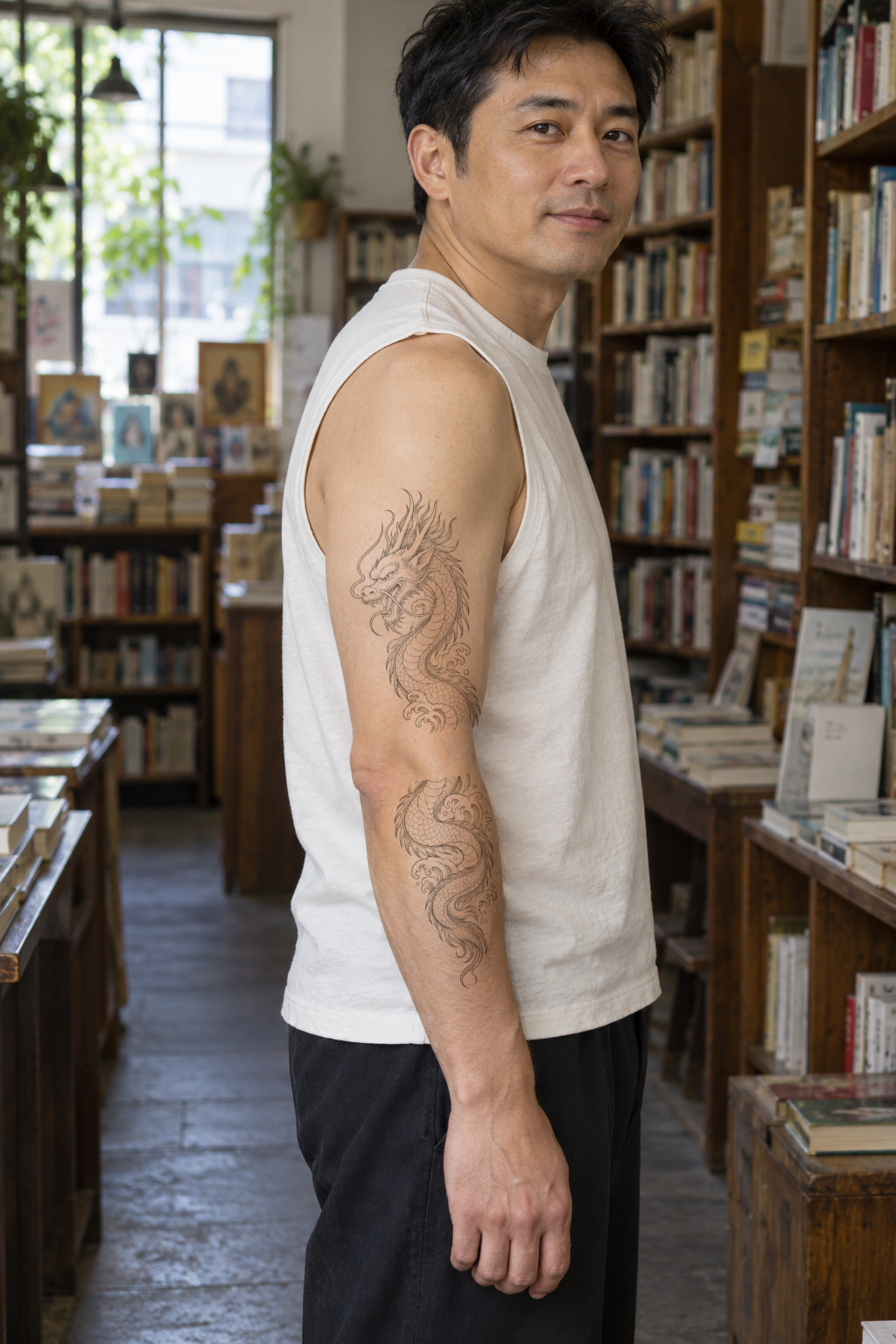 Japanese Full sleeve tattoo idea