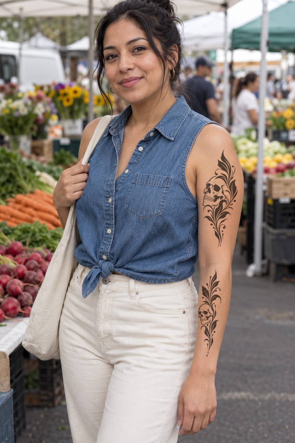 Traditional Full sleeve tattoo idea