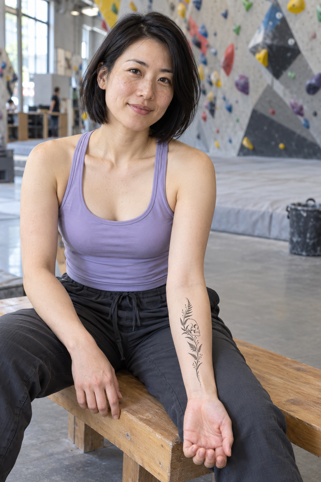 Blackwork Forearm tattoo idea