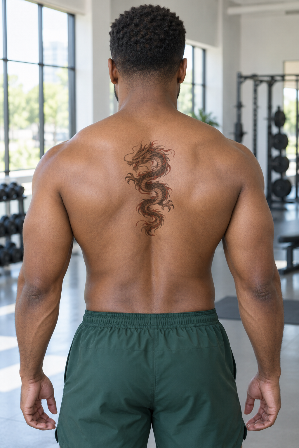 Japanese Upper back tattoo idea