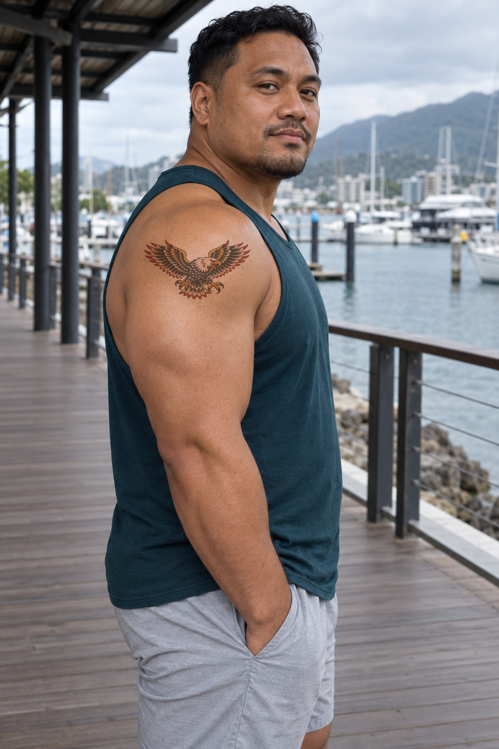Traditional Shoulder tattoo idea